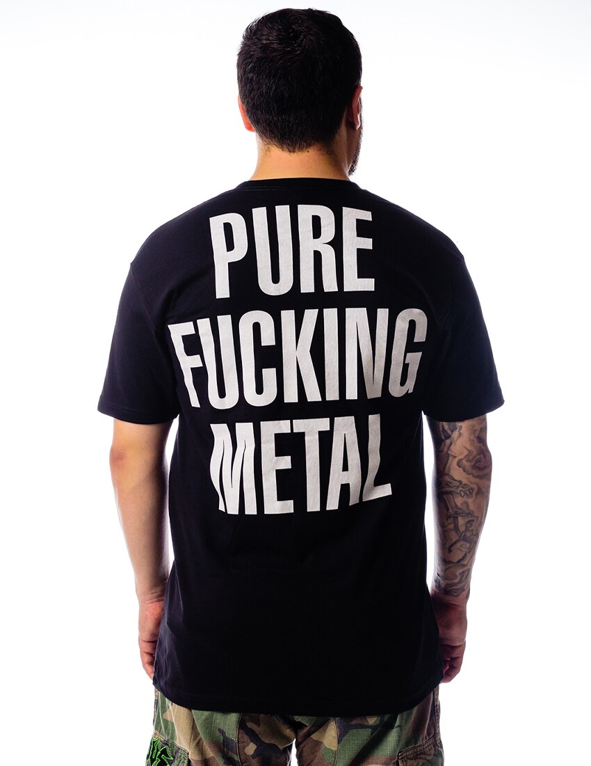 ARCH ENEMY - PURE FUCKING METAL - Two  Sided Printed - T-Shirt